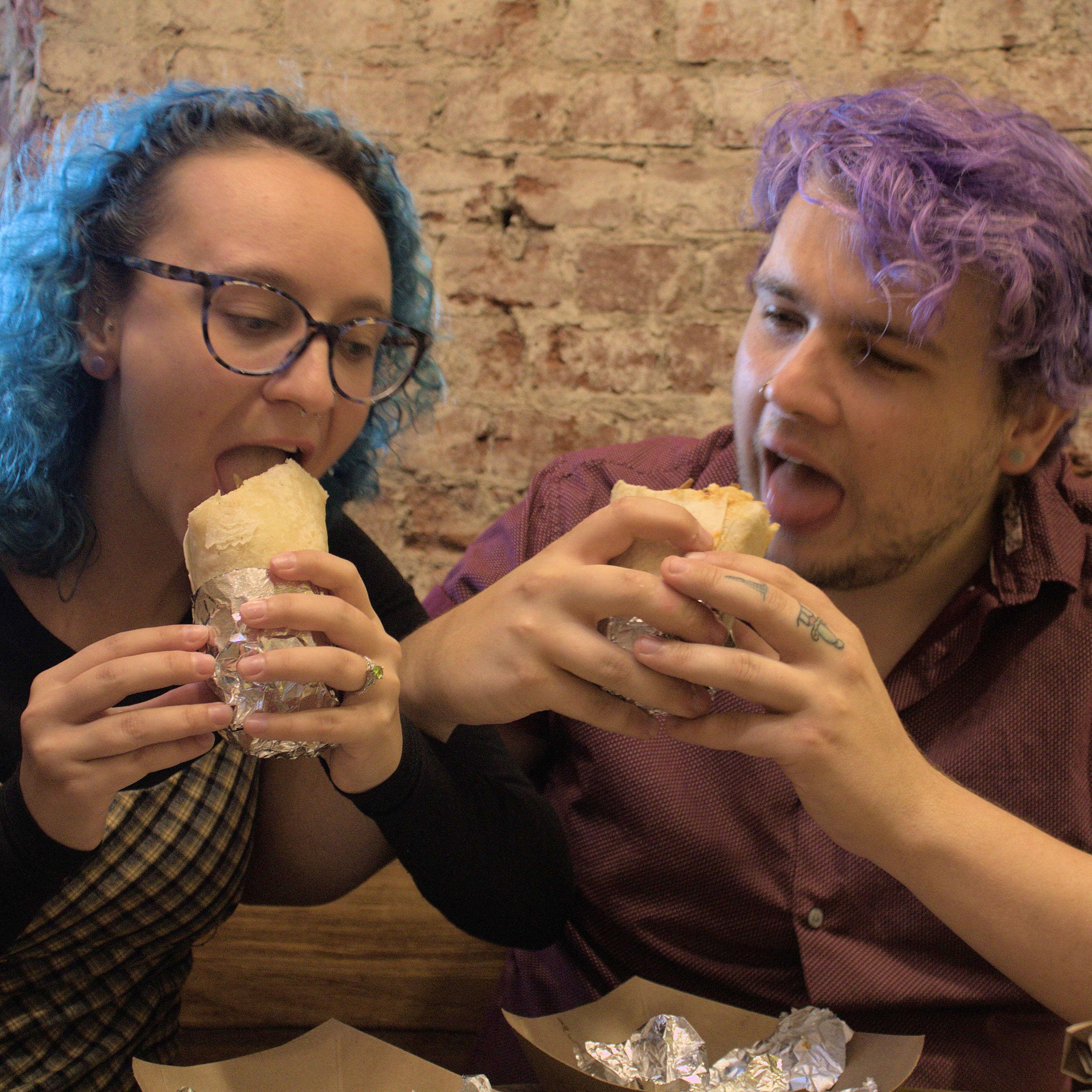 Obligatory engagement burrito photo - 2022