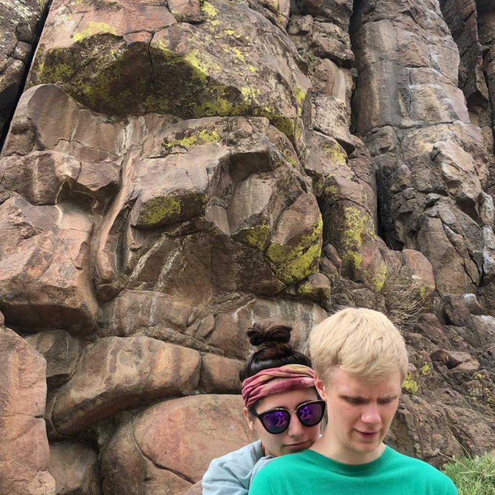 Rock climbing in clear Creek Canyon 4/30/2020