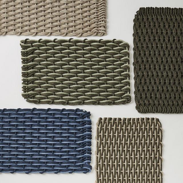The Rope Co. Braided Nautical Lobster Rope Doormat
