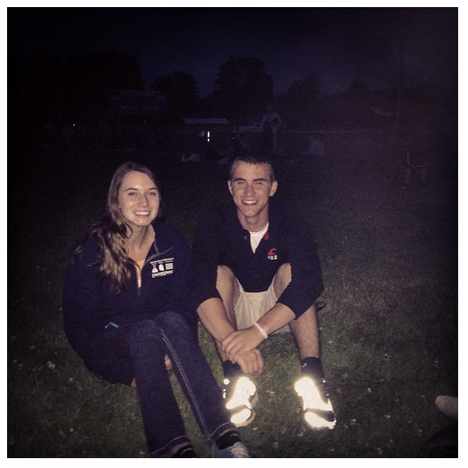 Our first photo together - July 2014