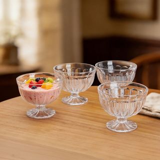 Vintage Scoop Ice Cream Bowl, Set of 4