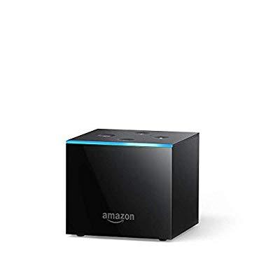 Fire TV Cube (1st Gen), hands-free with Alexa and 4K Ultra HD and 2nd Gen Alexa Voice Remote - Previous Generation