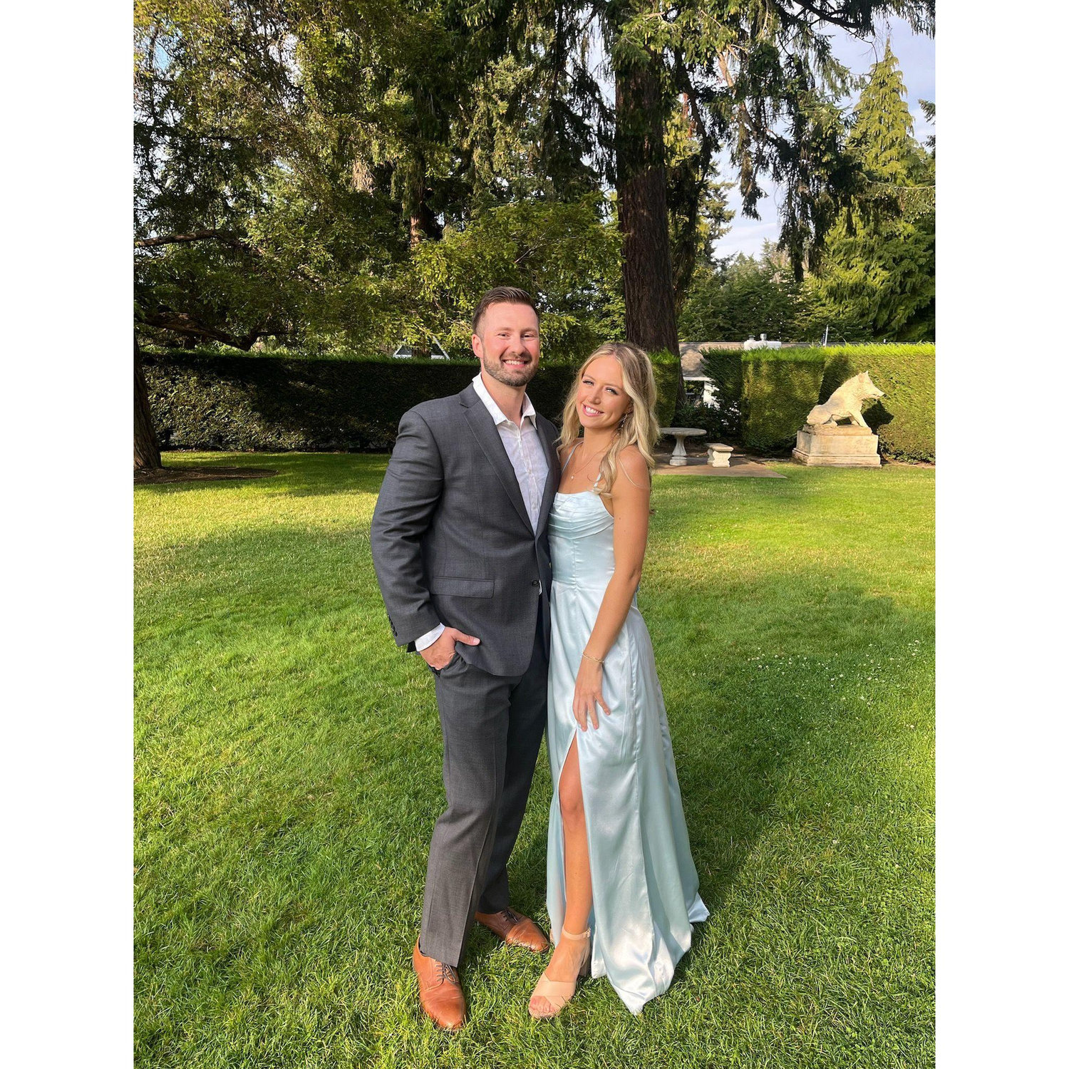 At our friends Allison and Dan's wedding!