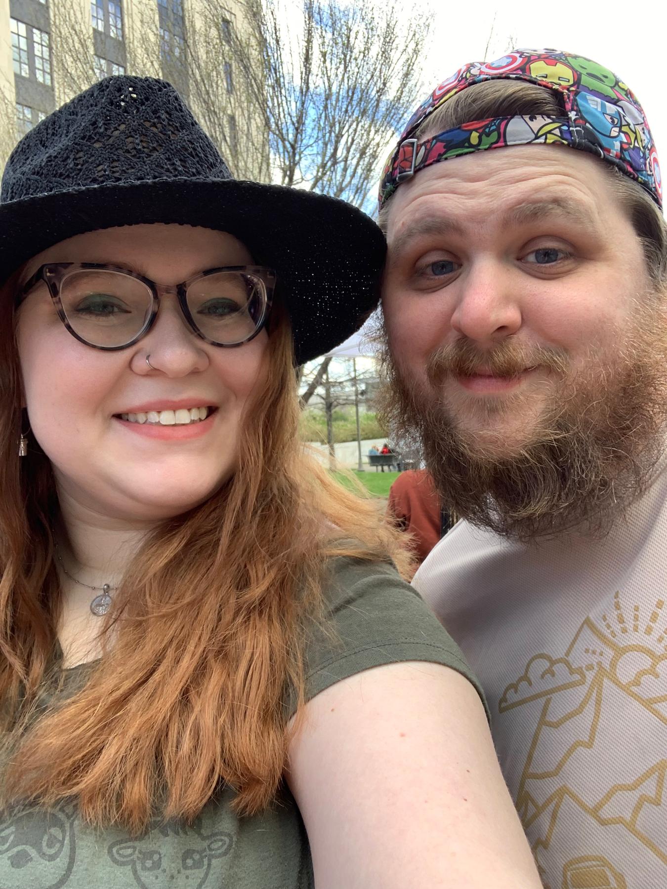 April 2022 — A selfie at Nashville’s Cherry Blossom Festival.