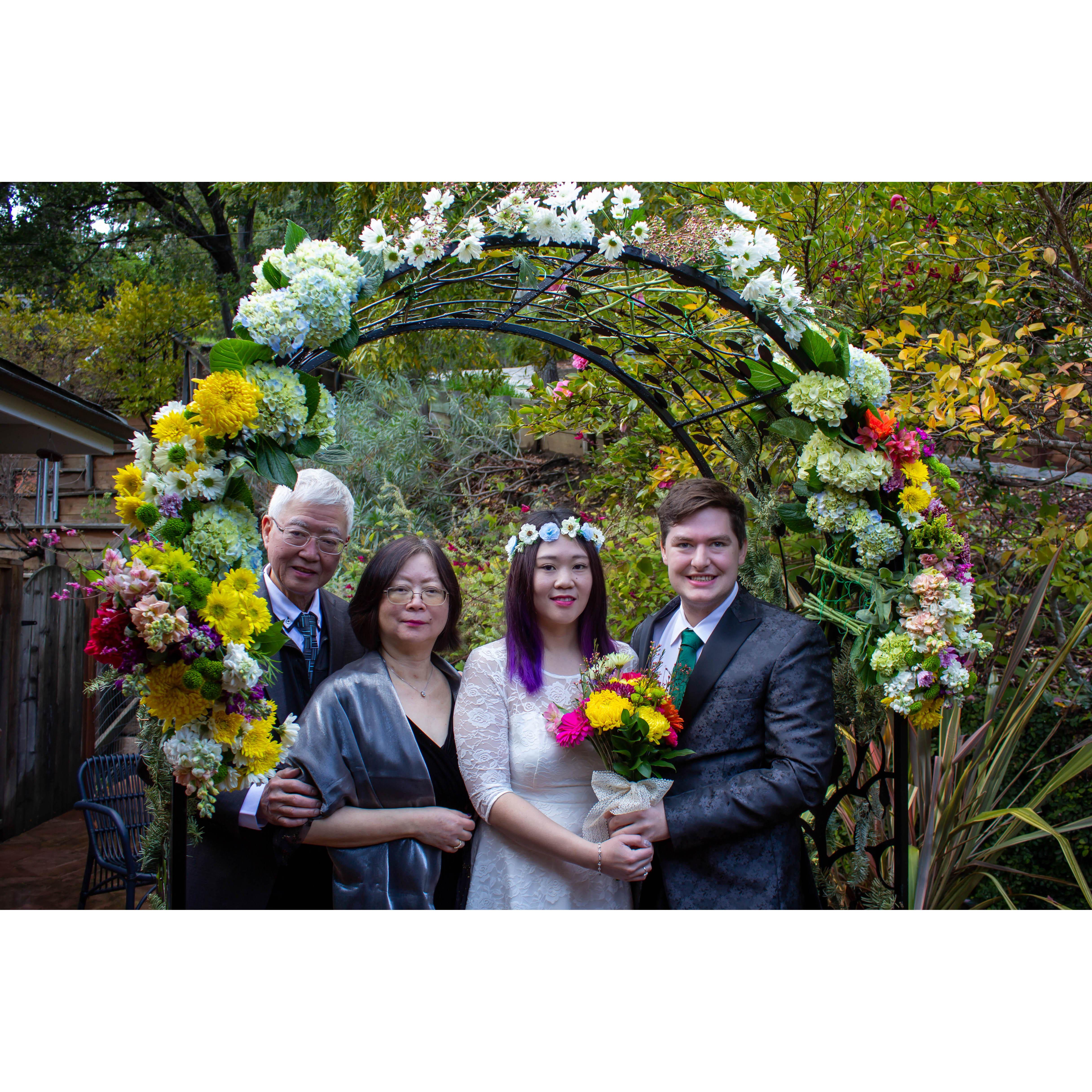 Part I - the Egan's Arch 💐 (with the Wong's)