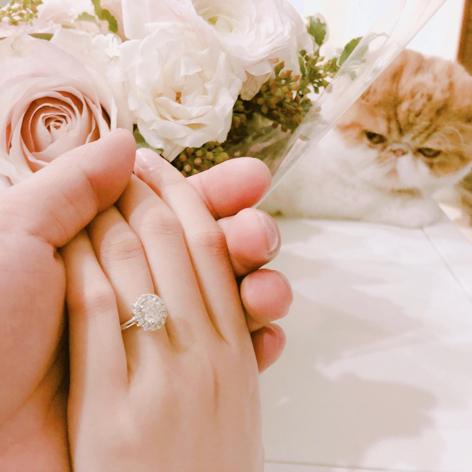 Brad designed a beautiful engagement ring for me.