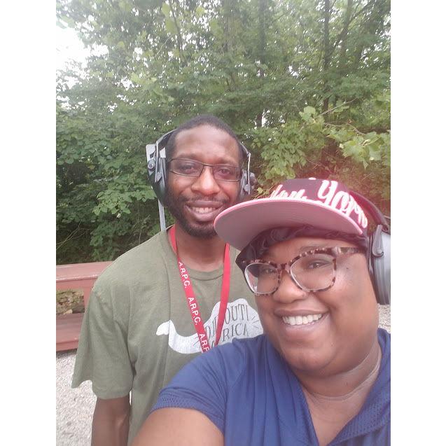 Enjoying one of Derrick's favorite past time! If you know, then you know!