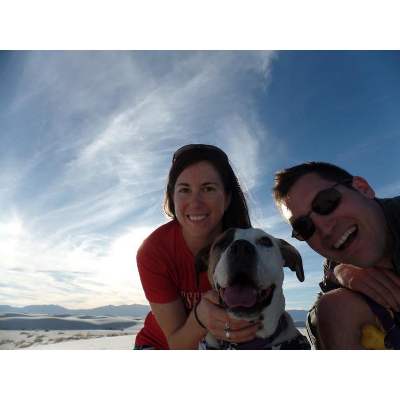 Family trip to White Sands National Monument