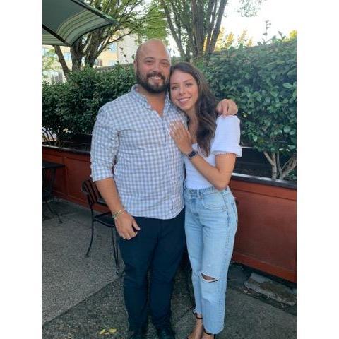 Engagement dinner with our parents