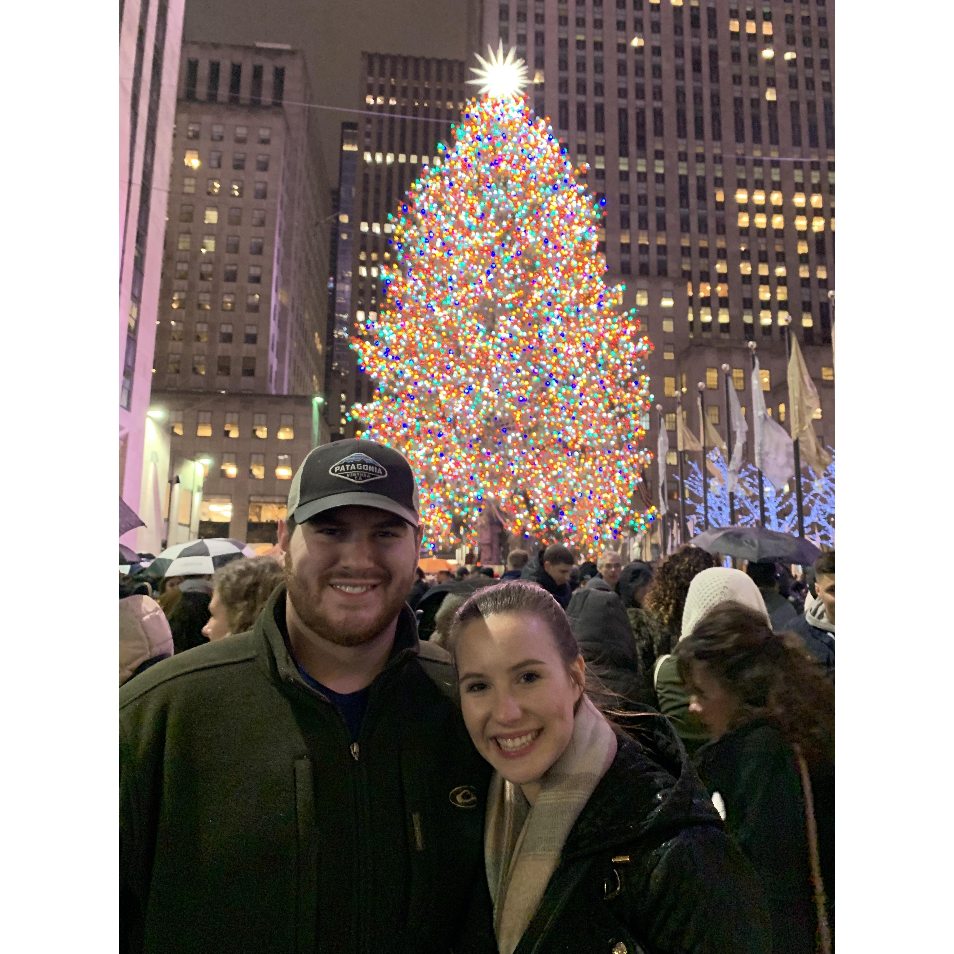 First trip to New York City together.