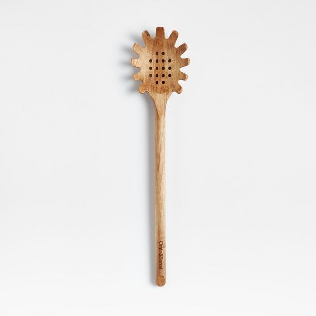 Crate & Barrel Acacia Pasta Spoon