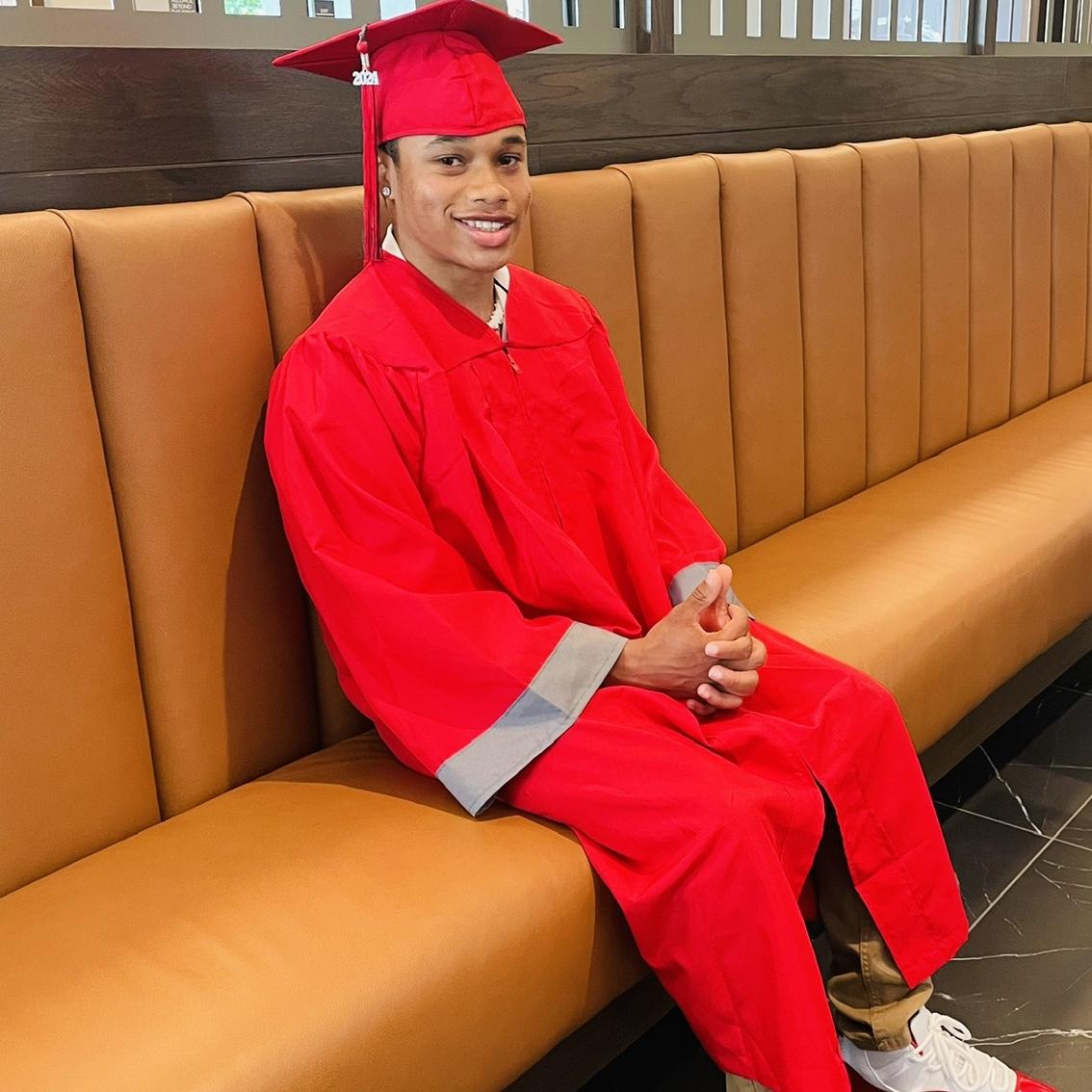 Man where did the time go? Emari my eldest grandson, now a grown man and doing grown folk things like attending college and on the honor roll!  Glamma love you man!