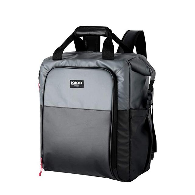 Igloo Unisex's Marine Switch Backpack Black/Grey Insulated Cooler, 30 Canettes