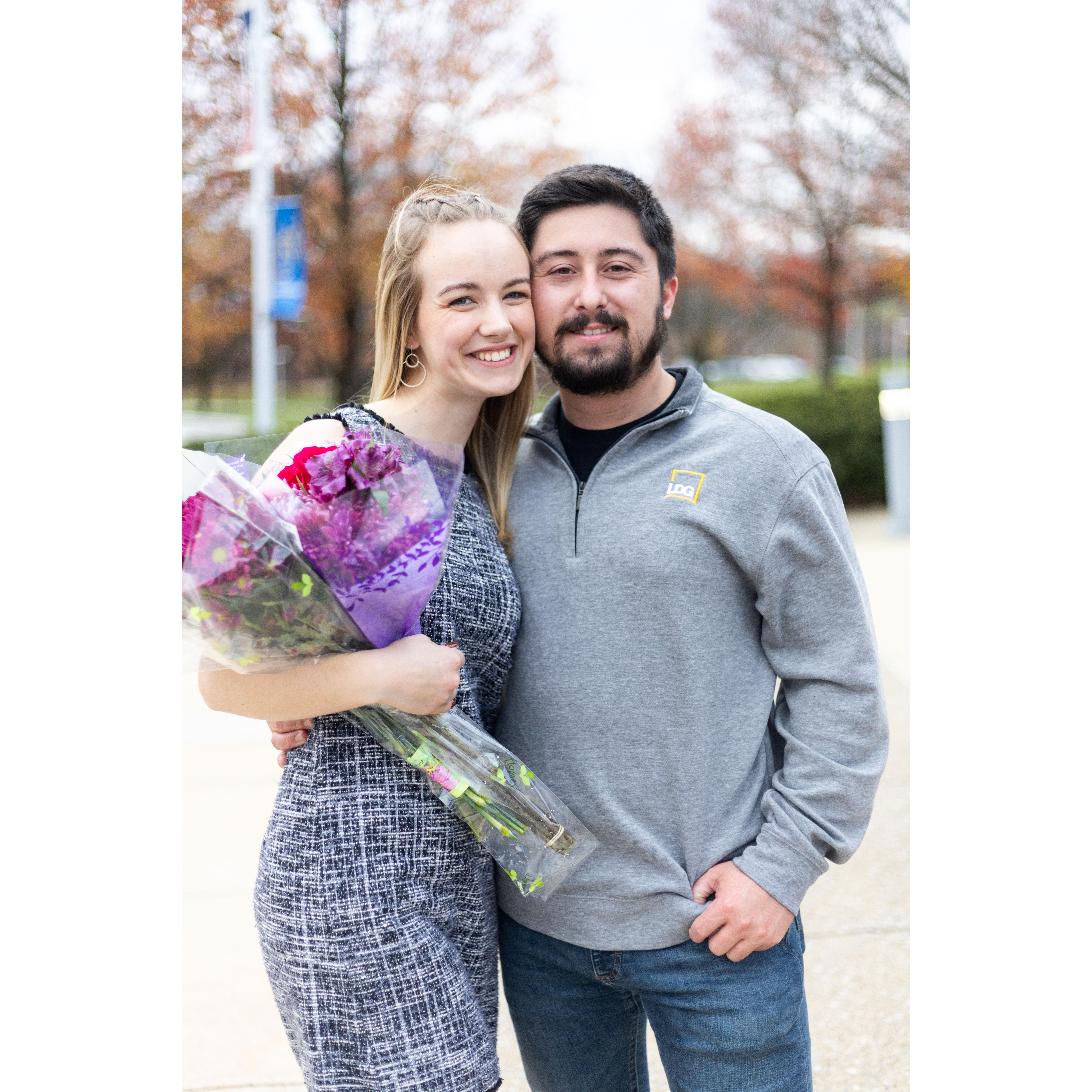 After ECC 2022, Hannah's one and only college dance performance (Picture by Casey Shaffer)