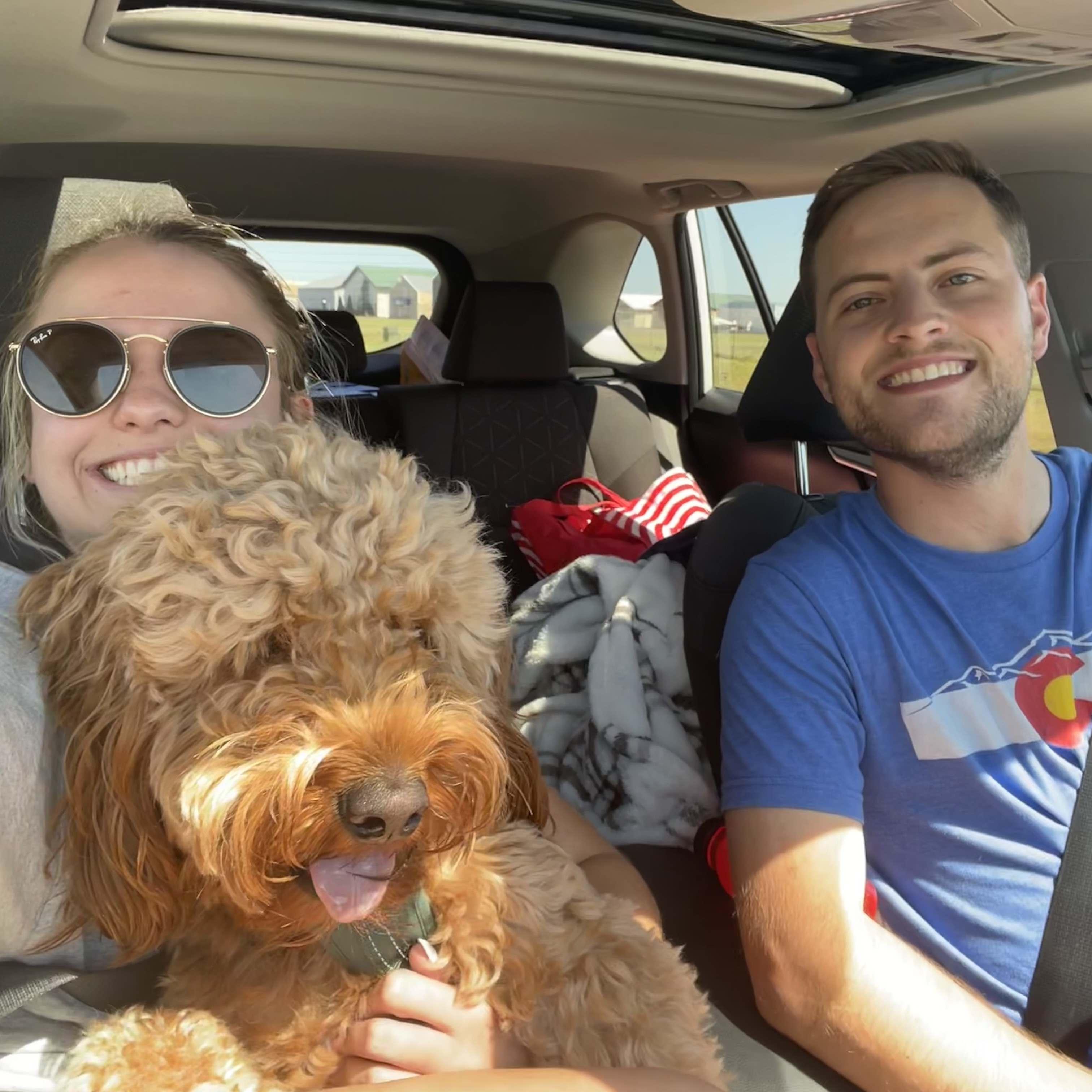 How our drive during MANY weekend trips tend to look. September 2021