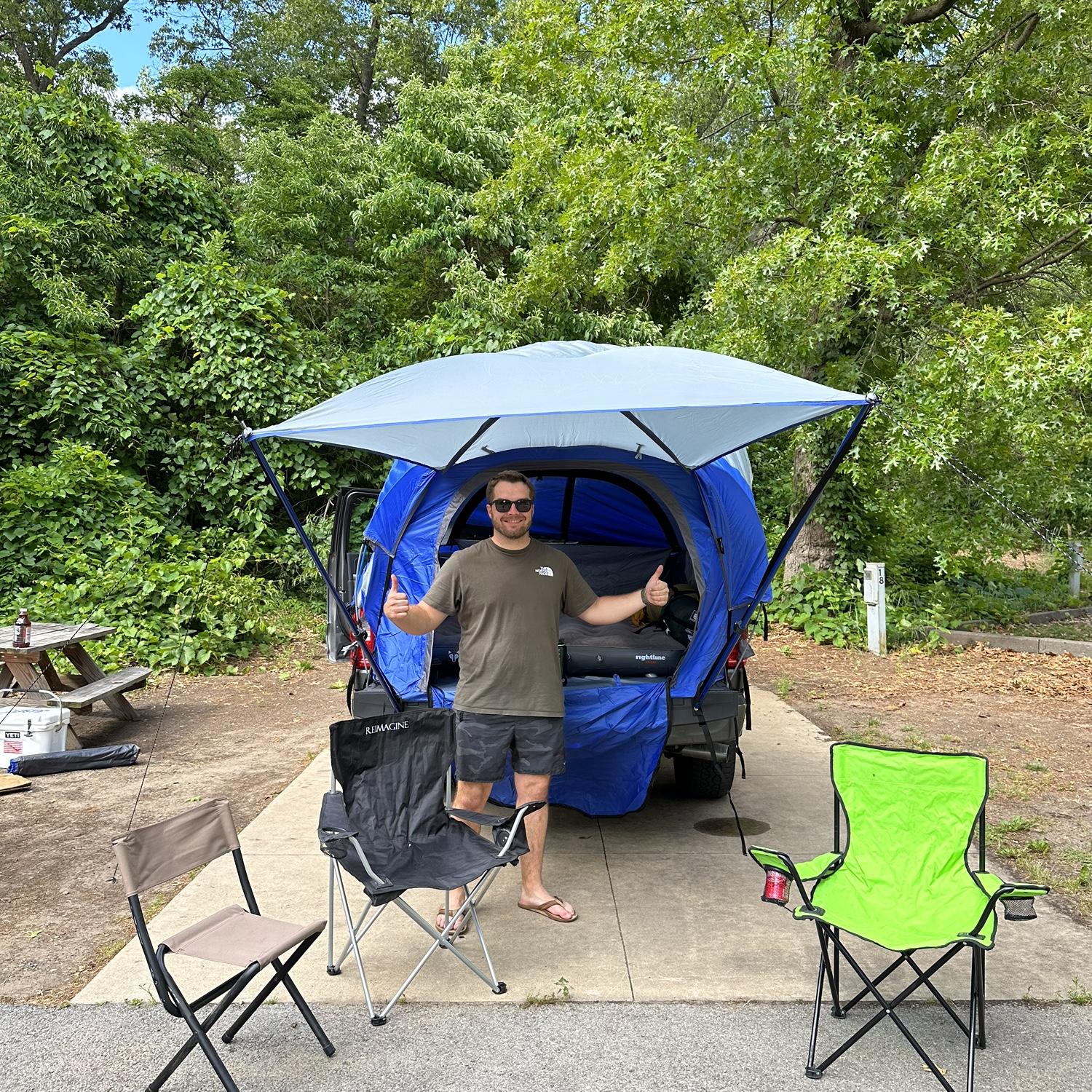 Camping in the truck - Summer 2023