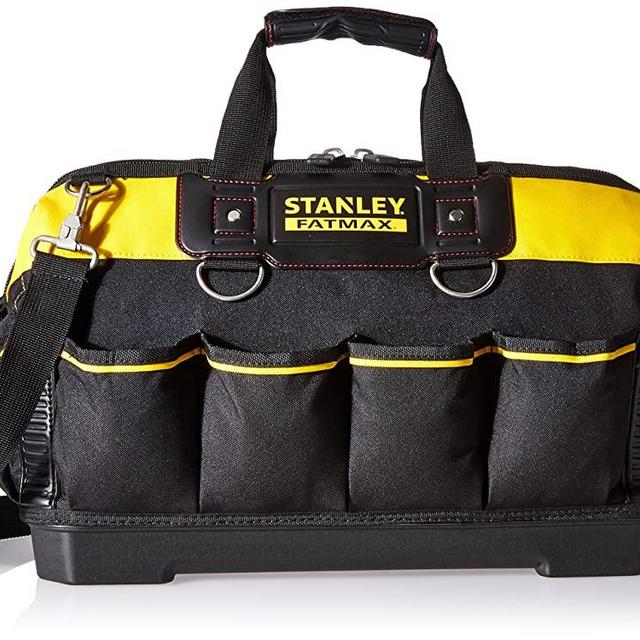 Stanley 518150M FatMax 18-inch Tool Bag, Black & Yellow