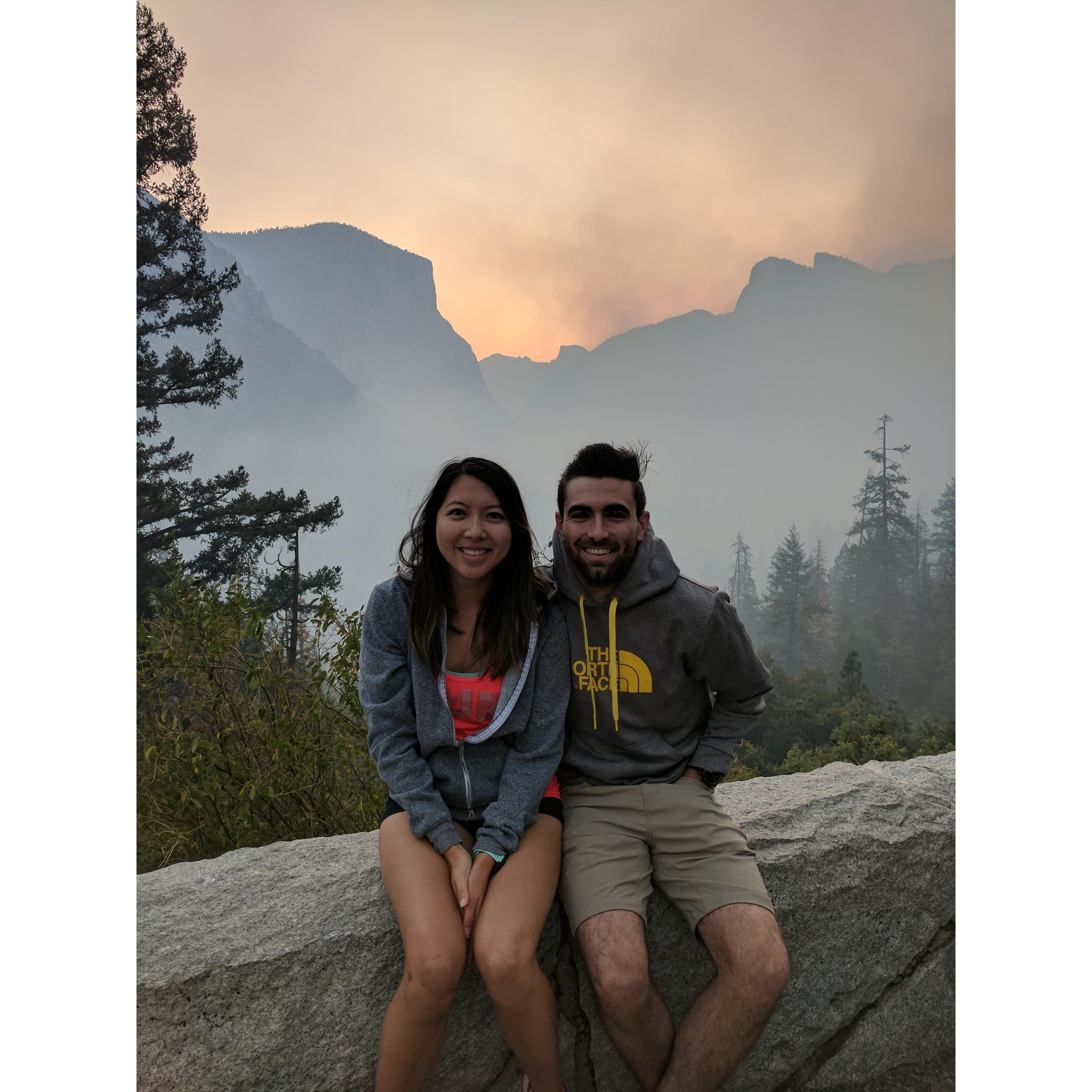 Tunnel View at Yosemite National Park