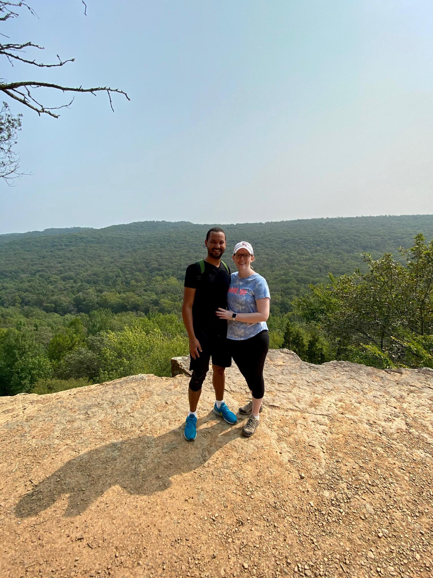Showing Hugo around Arkansas for his birthday!
