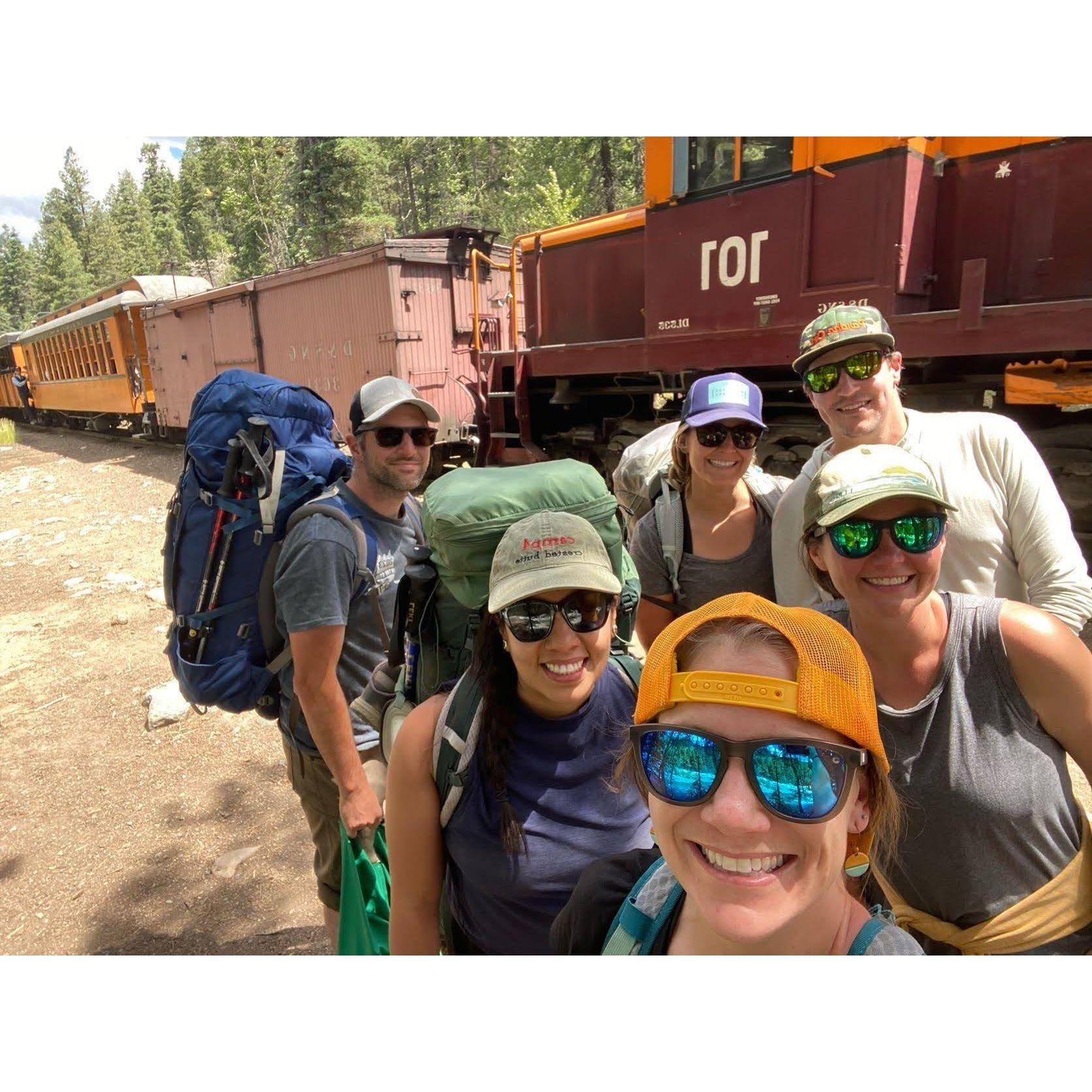 Chicago Basin backpacking trip.