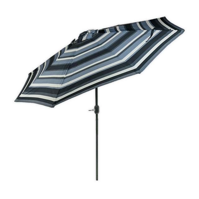 Sunnydaze Catalina Beach 7.5-Foot Patio Umbrella in Dark Grey