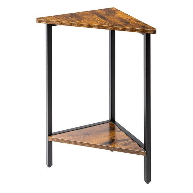 Small Corner Table for Small Spaces - Corner Tables for Living Room - Corner End Table - Triangle End Table - Corner Nightstand - Corner Side Table - Tall Corner Accent Table Corner Side Table
