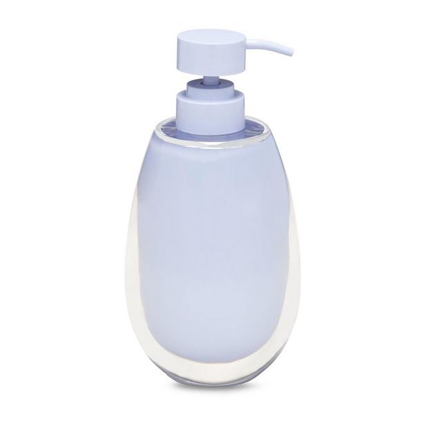 Calvin Klein Eileen Lotion Dispenser in Clear/Periwinkle
