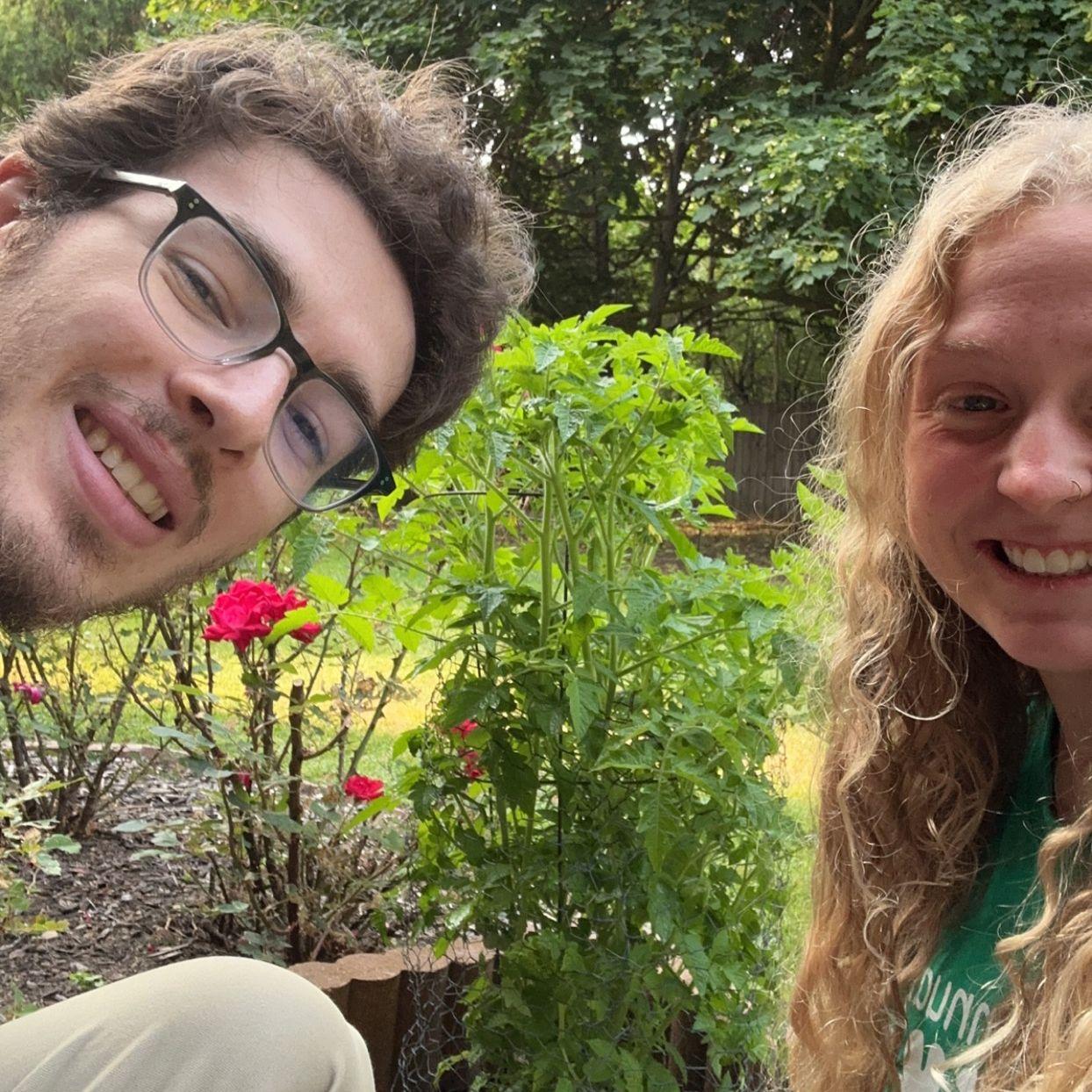 06/14/2023 - Seeing if we have a green thumb with our tomato plant, Tom Tom