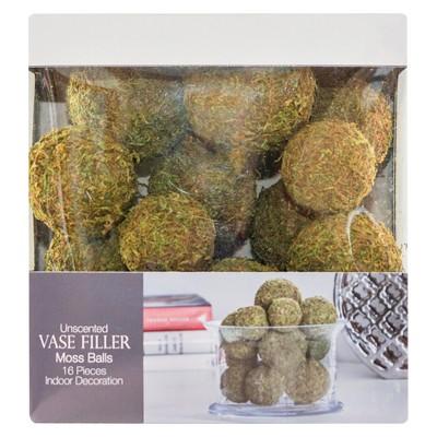 Moss Ball Vase Filler 16pc Green - Lloyd & Hannah