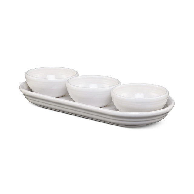Fiesta White 4 Pc. Condiment Set