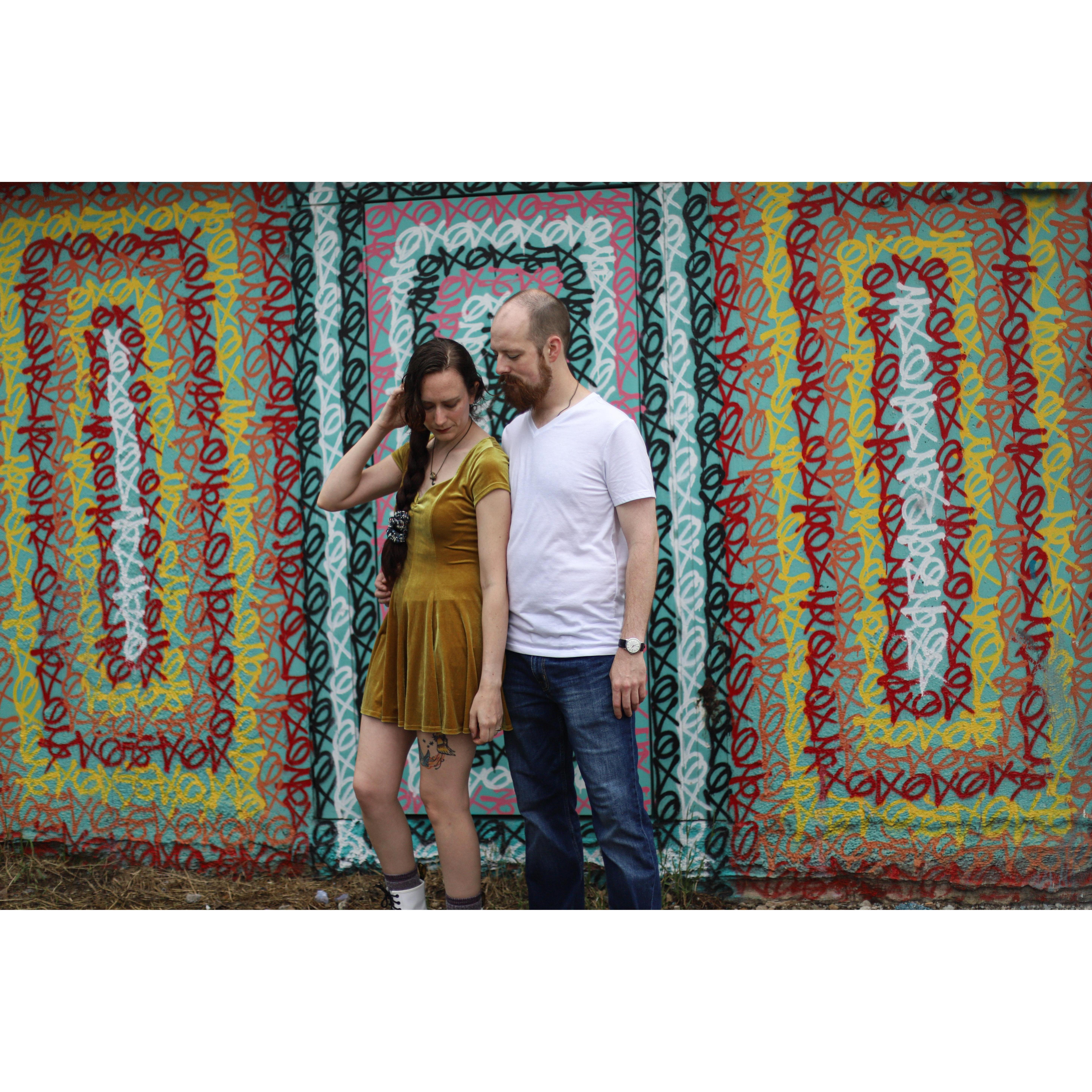 A cool mural we found near Rubber Gloves