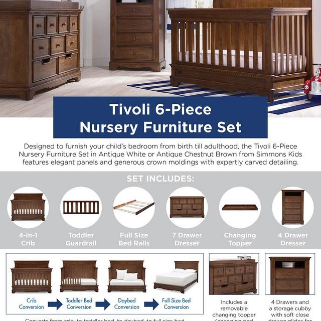 Simmons tivoli outlet crib