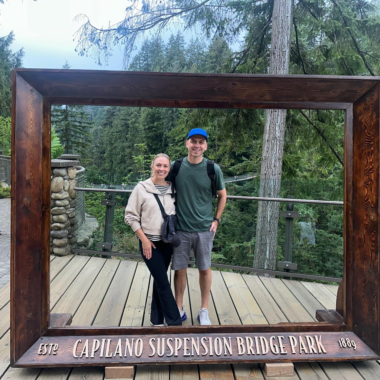 After we crossed the Capilano Suspension Bridge