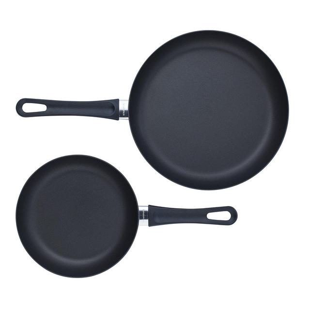Scanpan Classic 2 Piece Fry Pan Set, Black