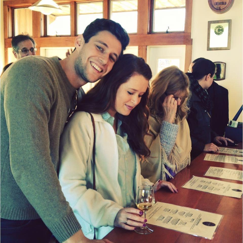 At a winery in Long Island, NY