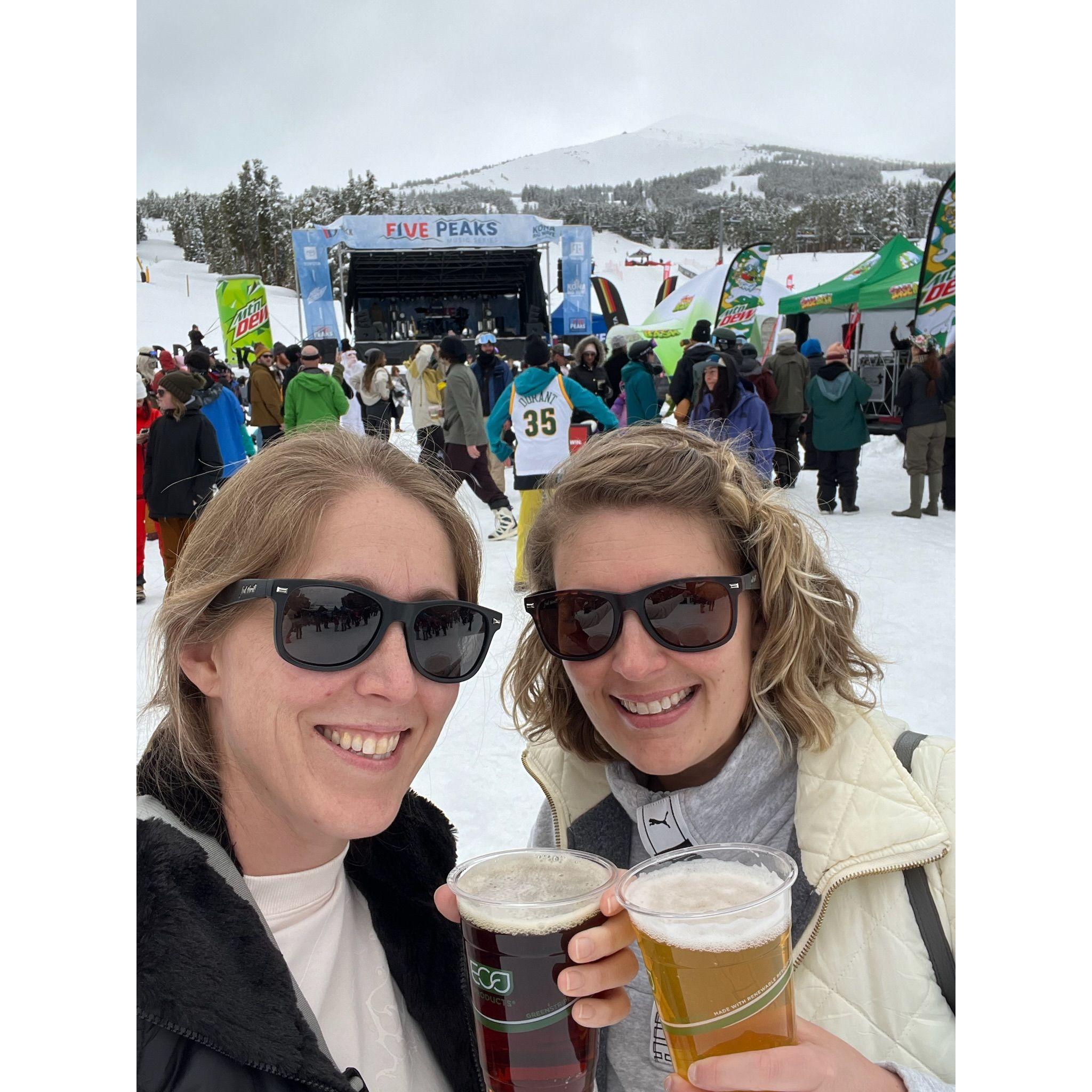 End of season festival and pond skim at The Lodge on Peak 8, Breckenridge, CO
