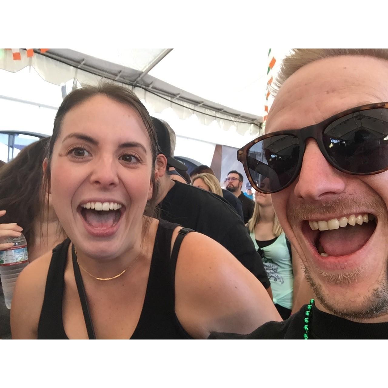 Now those are faces meant to be together forever. Ah Street Fair shenanigans..