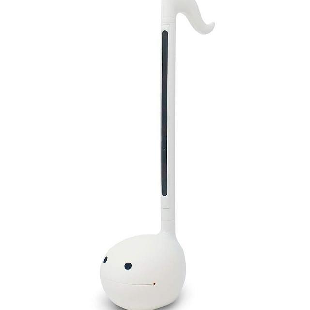 Otamatone Japanese Electronic Musical Instrument Portable Music Synthesizer from Japan by Maywa Denki Studio Best-Selling, Award Winning, Educational Fun Cool Gift for Children, Teens & Adults - White