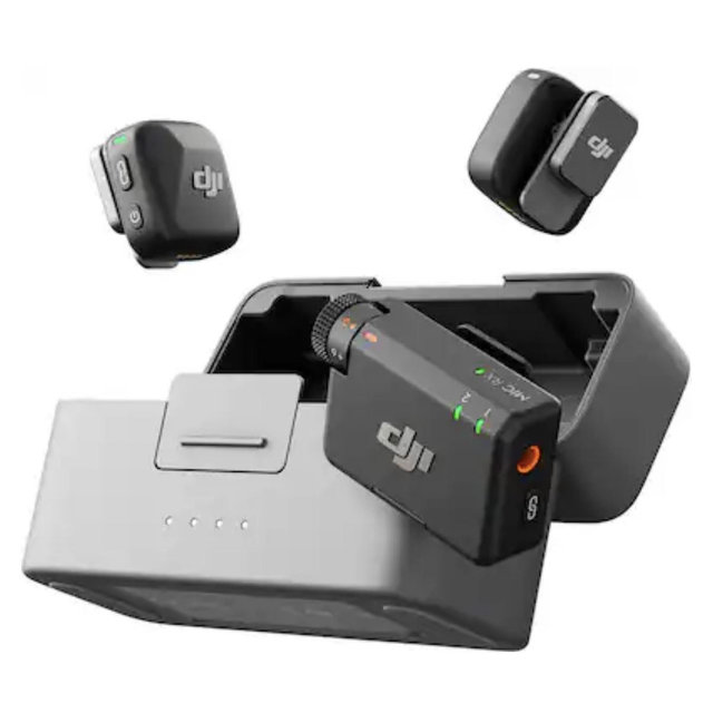 DJI - Mic Mini Wireless Omnidirectional Microphone System - Black
