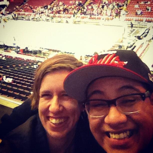 Our first Bulls game together