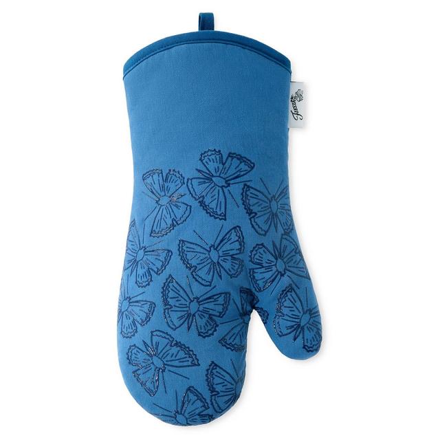 Fiesta Breezy Floral Cotton Oven Mitt, 7" x 13"