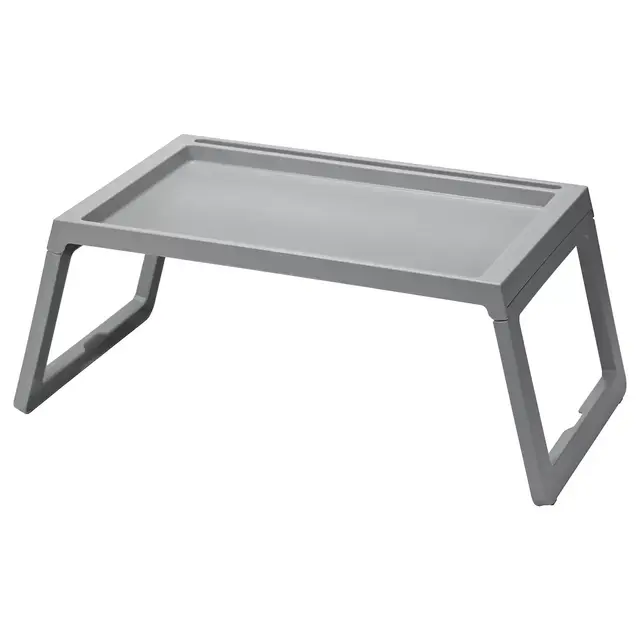 KLIPSK Bed tray, gray