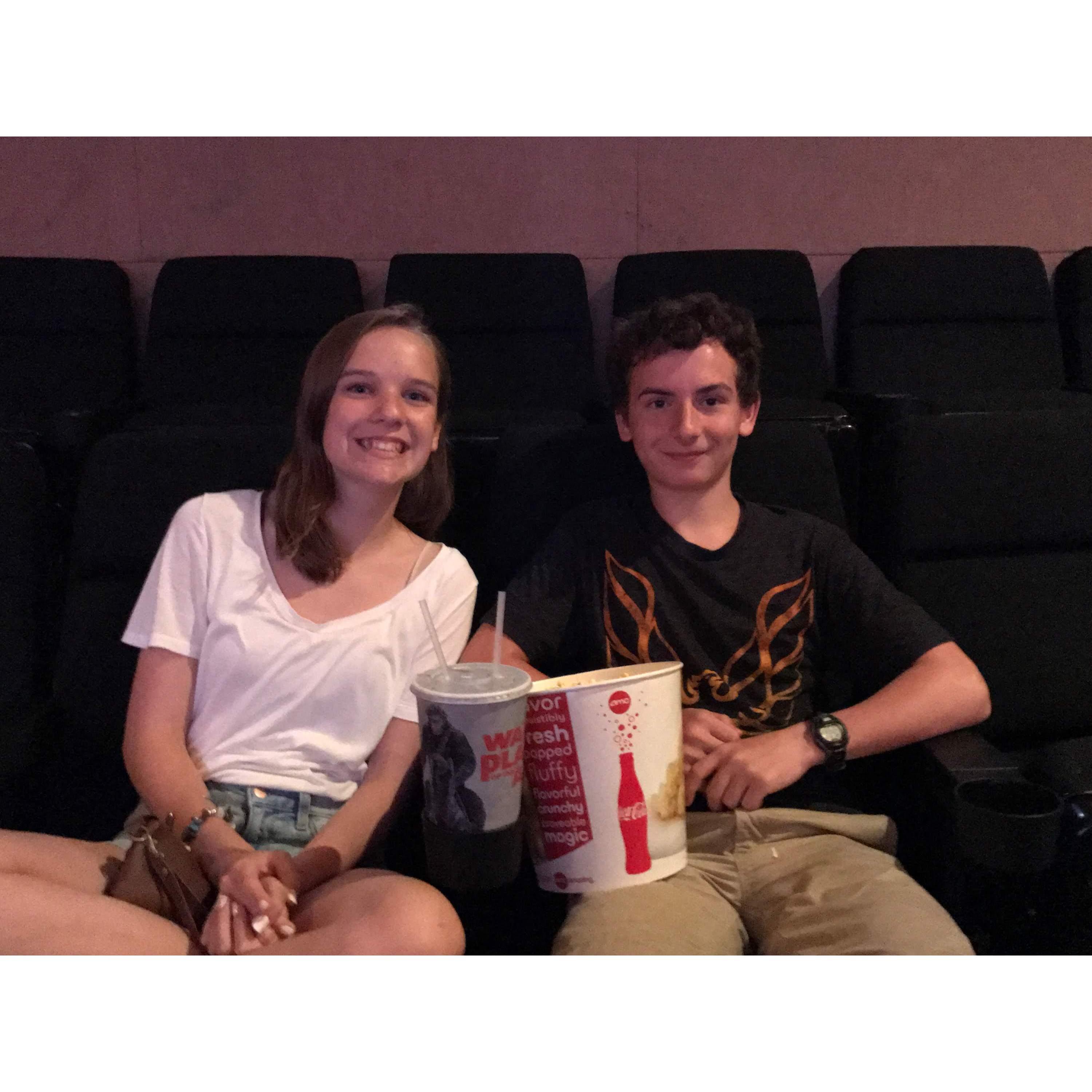 Our first date in middle school!!!