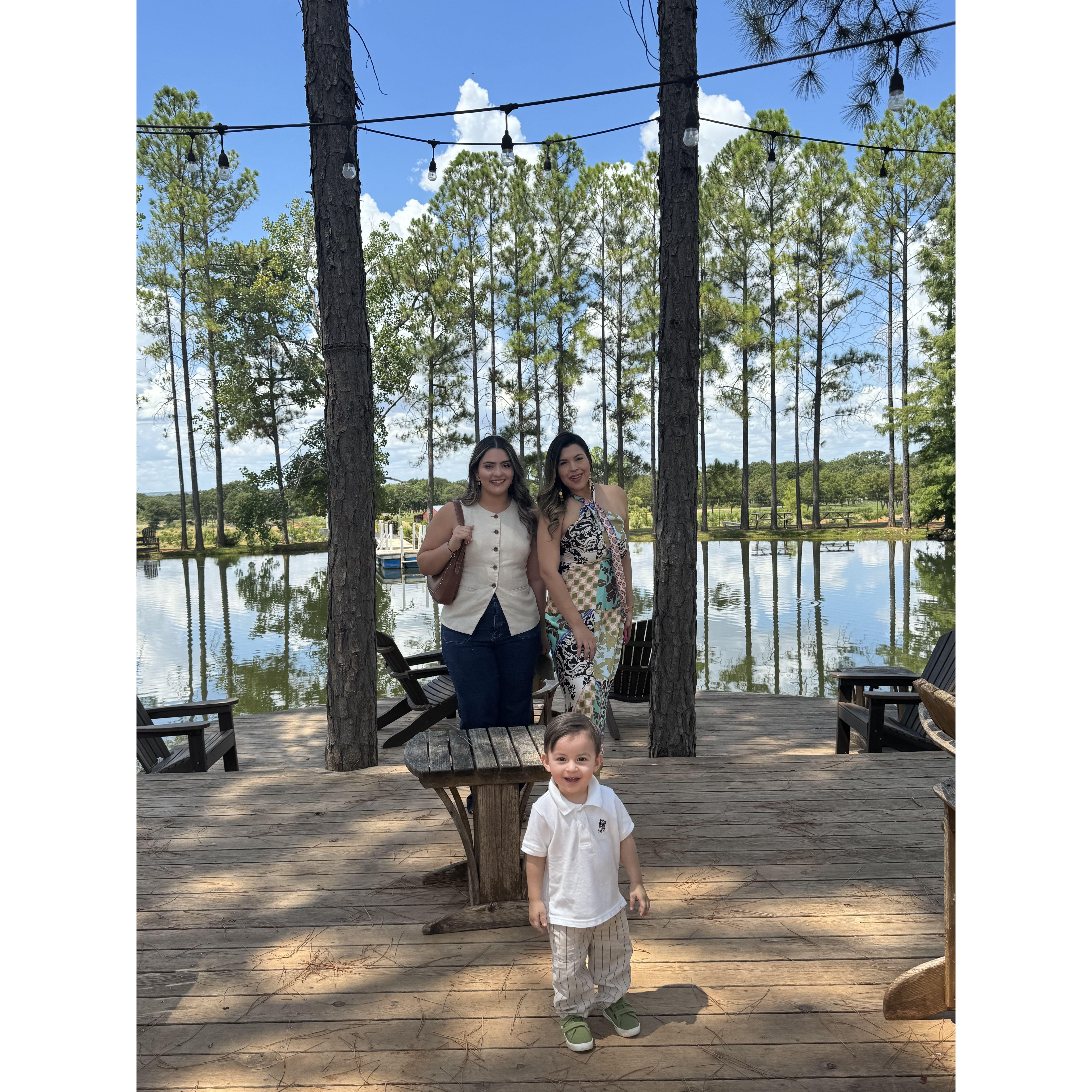 Recibiendo visita de Santi y Julissa