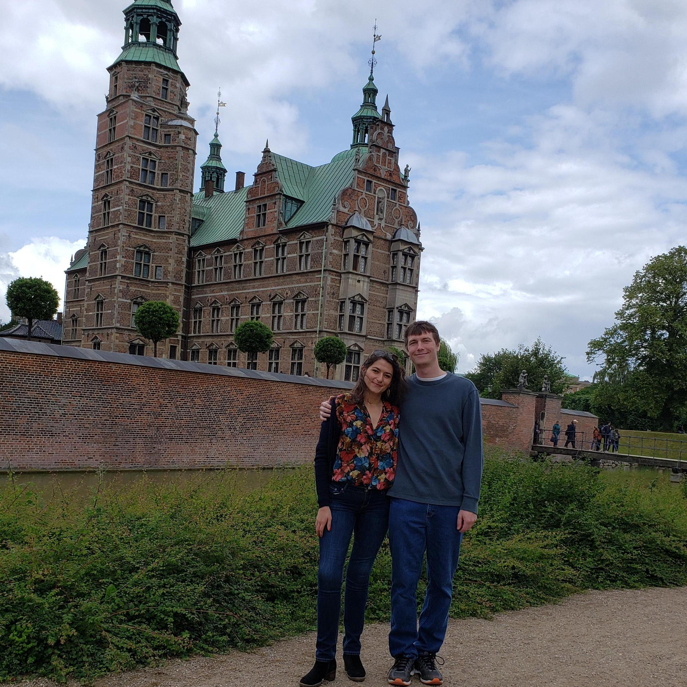 Checking out more scenic sites in Copenhagen.