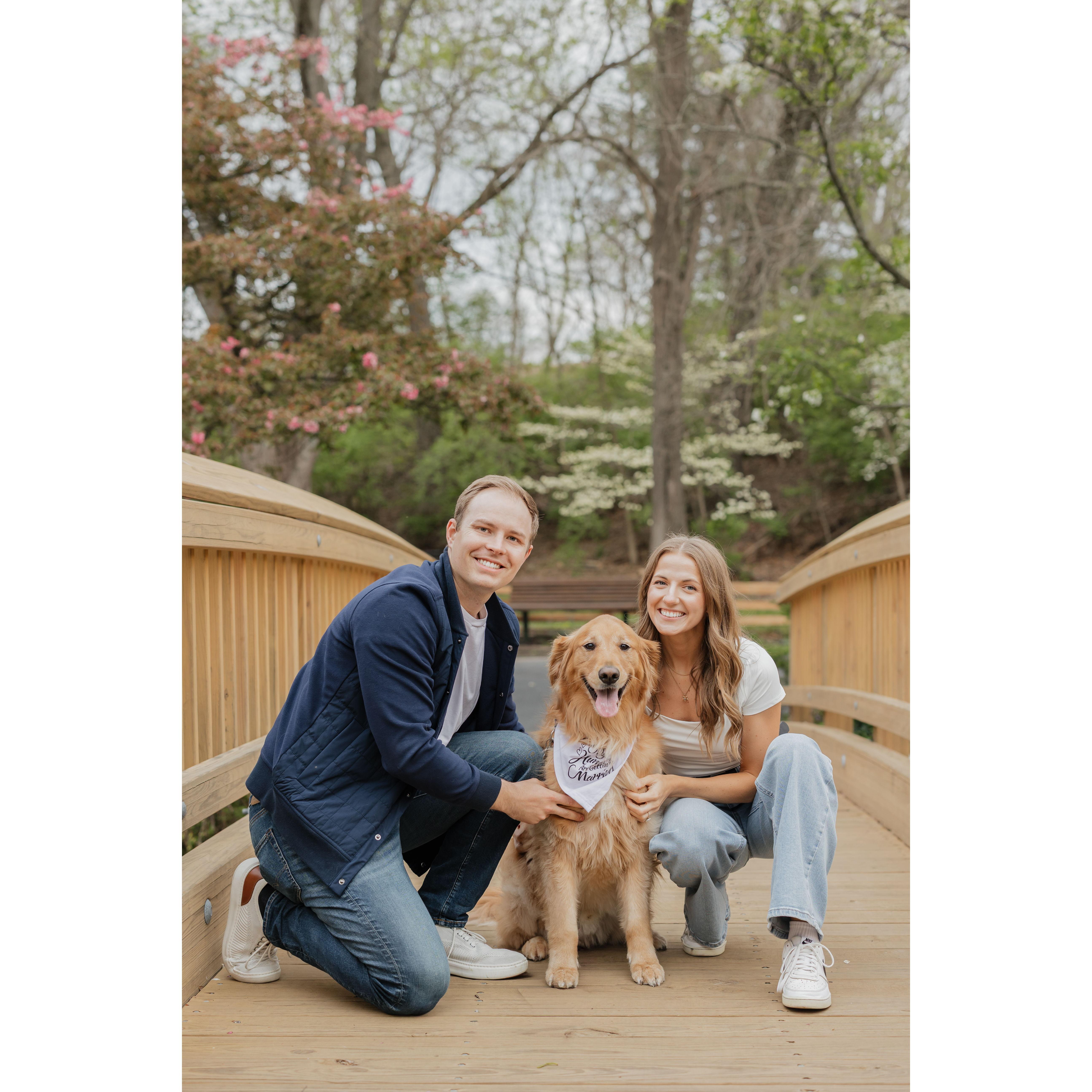 Unfortunately, Justin and Abby both admit that they will never be as photogenic as Ollie.