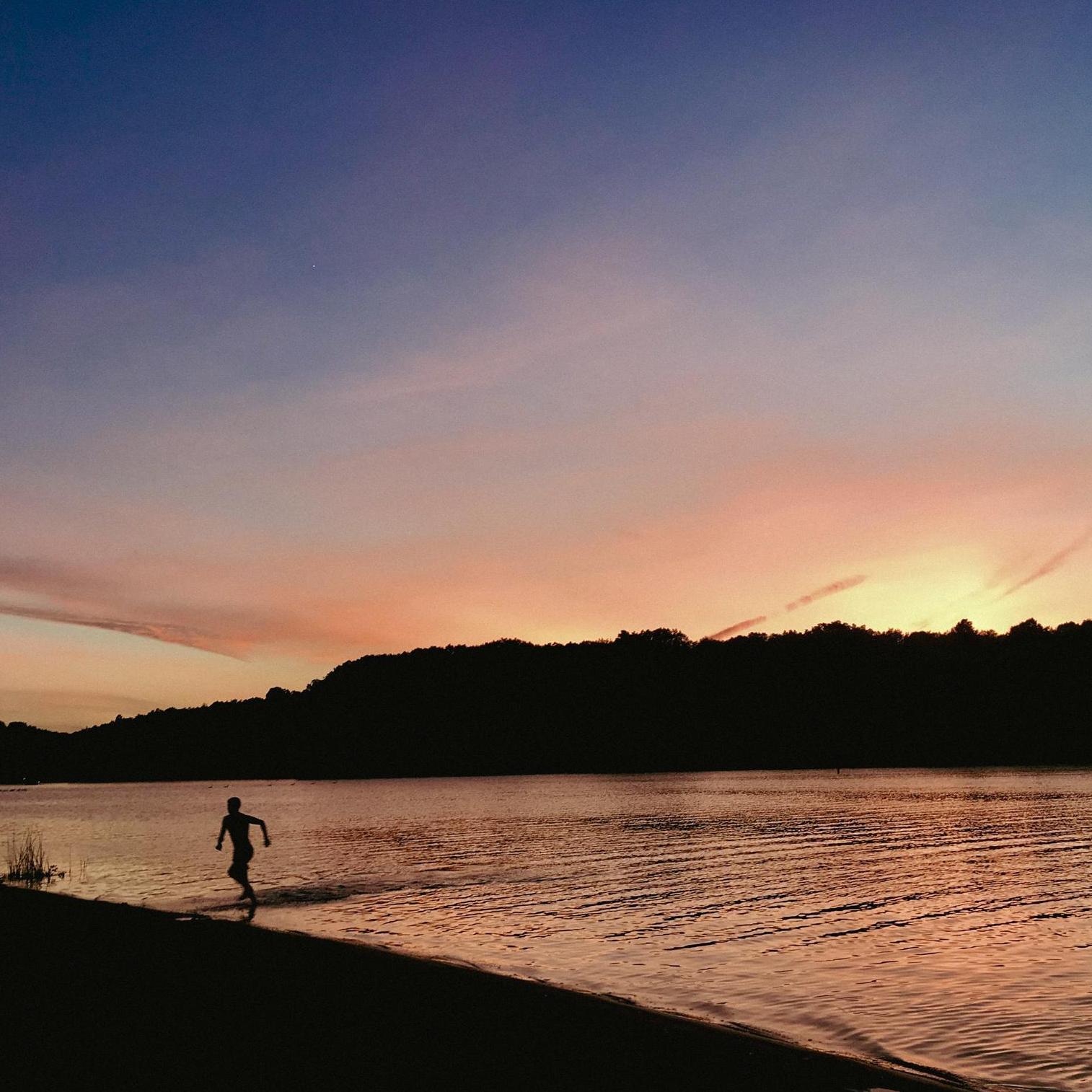 The last sunset of our month-long road trip in 2018