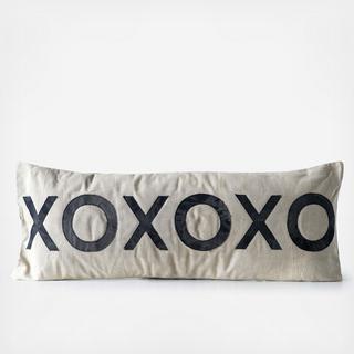 "XOXOXO" Cotton Pillow