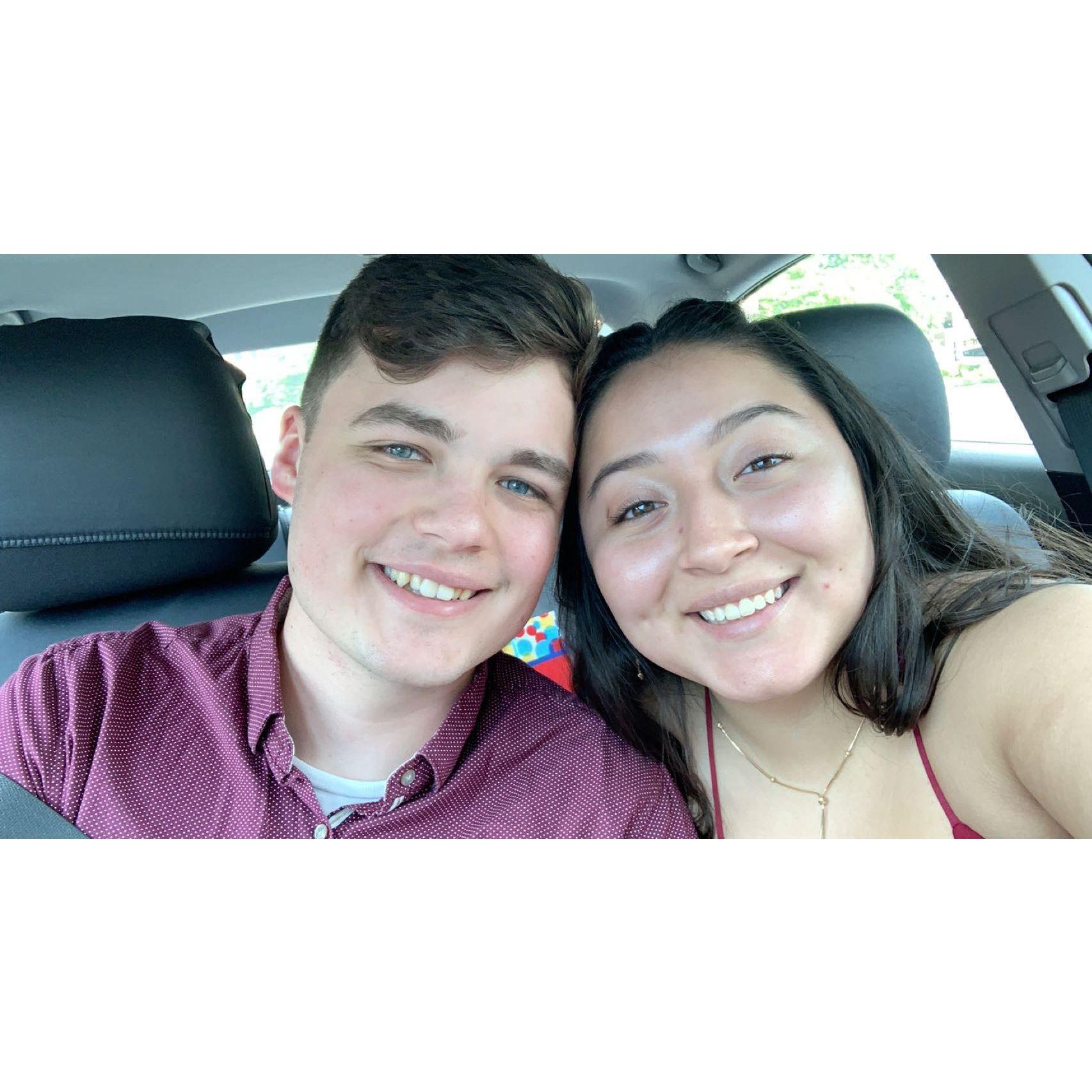 Our 1 year anniversary. 7.13.2021