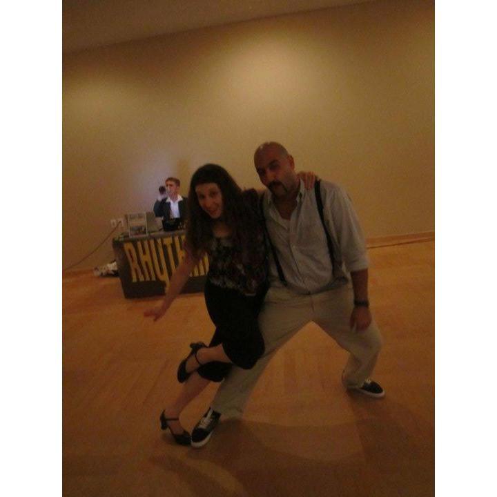 Before we dated, we were dance partners